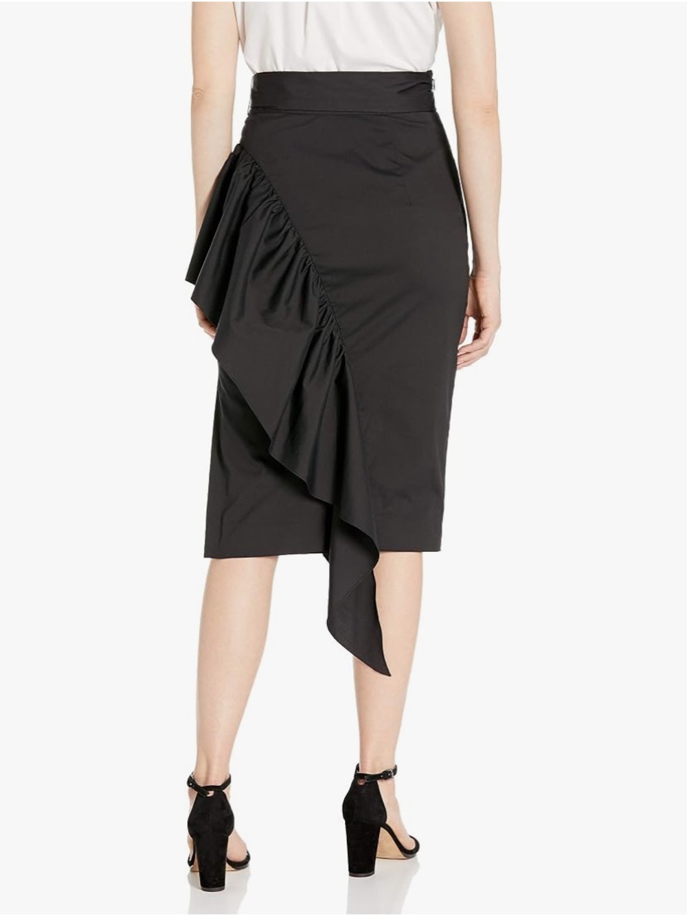 MILLY Cascade Tie Skirt Womens 10
